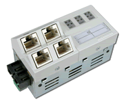 Gigabit Ethernet Installations-Switch mit PoE