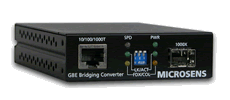 Kompakte Gigabit Ethernet Bridge mit SFP-Port von MICROSENS