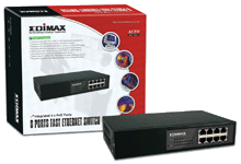 Edimax ES-5844P 8 Ports Desktop Switch with 4 PoE