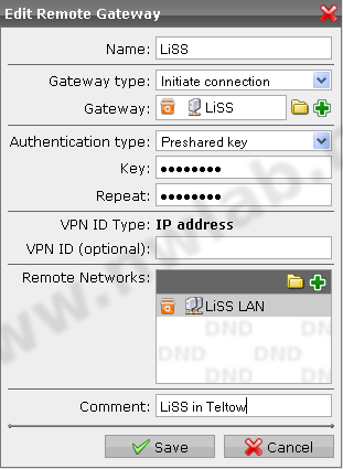 VPN Gateway LiSS