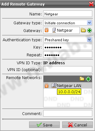 Neues Gateway anlegen