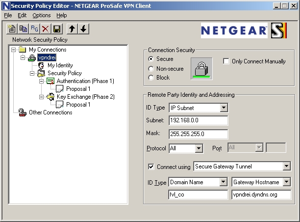 netgear free vpn client