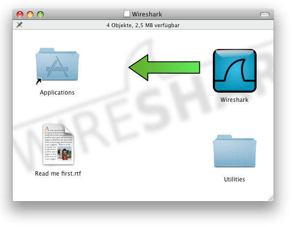 wireshark am mac installieren