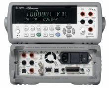 Agilent Digitalmultimeter 34410A mit LAN-Anschluss