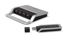 Belkin CableFree USB Hub und Dongle