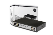 Managebarer Fast Ethernet PoE Switch von Digitus