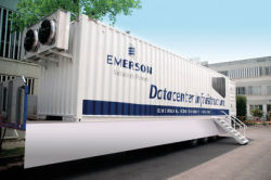 Emerson Network Power präsentiert mobiles Rechenzentrum