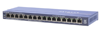 Netgear FS116P ProSafe 16-Port Switch mit Power over Ethernet