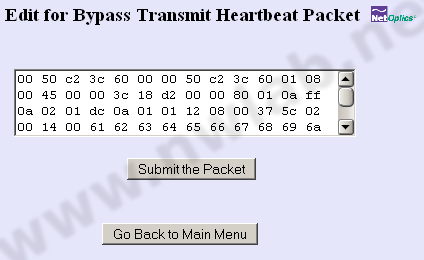 Heartbeat Packet bearbeiten
