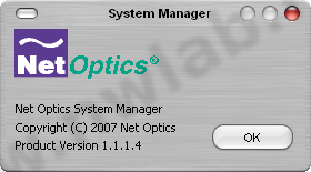 Net Optics System Manager