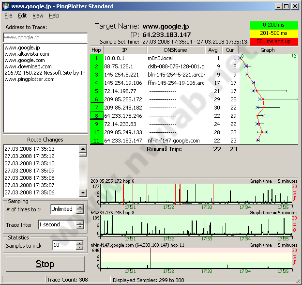 PingPlotter