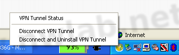 VPN im Systray