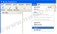Thunderbird 
einrichten