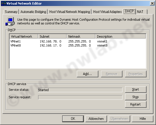 DHCP konfigurieren